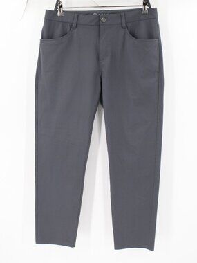 Vuori Meta Pants Mens 34 Flat Front Straight Performance Golf Mid Rise Pockets